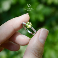 August Birthstone-Peridot Antique Ring